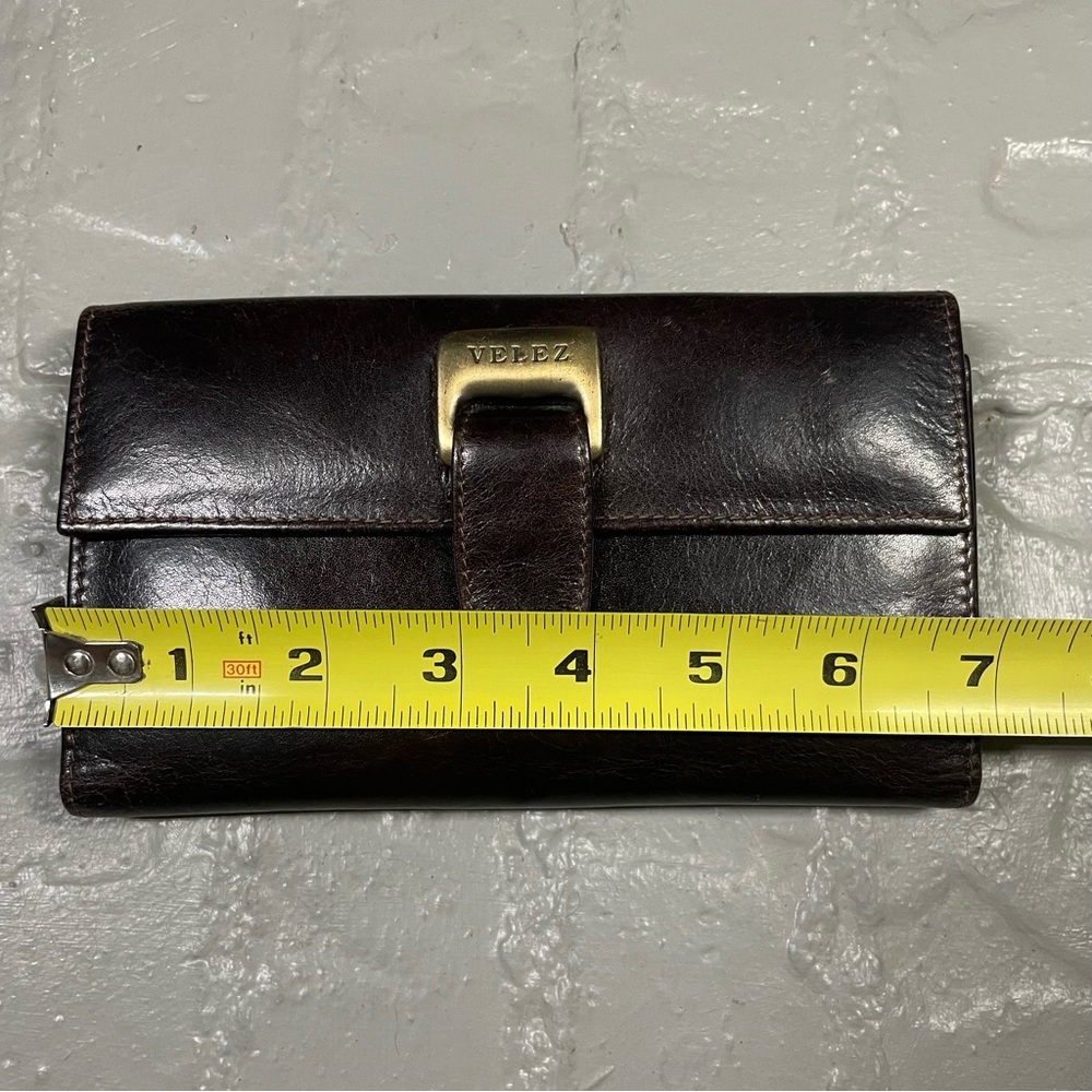 Velez dark brown leather wallet - Picture 14 of 15